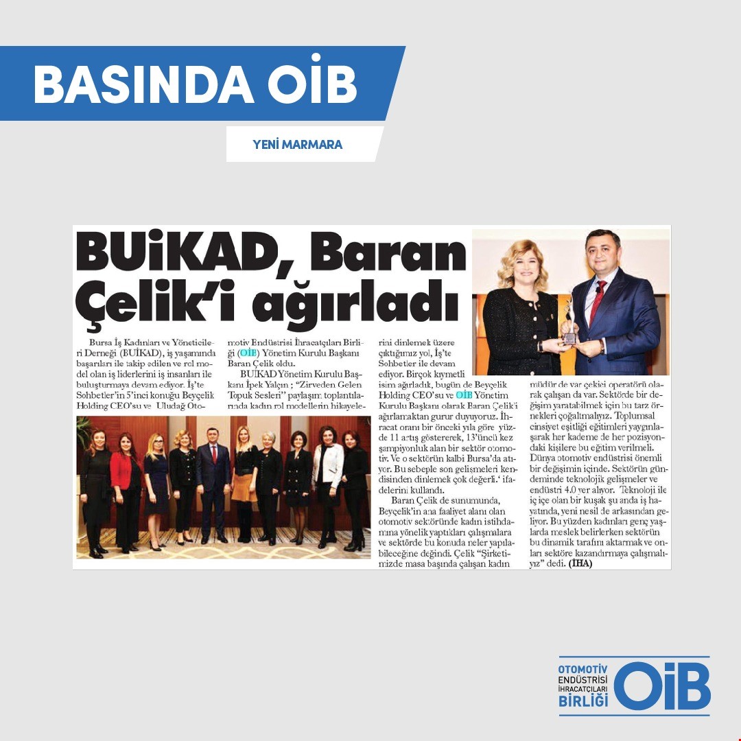 BUİKAD BARAN ÇELİK'İ AĞIRLADI