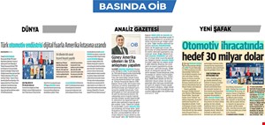 OİB, DİJİTAL OTOMOTİV İHRACATINDA AMERİKA KITASINA UZANDI