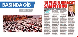 OTOMOTİV ENDÜSTRİSİ 15 YILDIR İHRACAT ŞAMPİYONU!