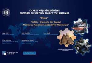 TİCARET MÜŞAVİRLERİMİZLE ELEKTRONİK SOHBETLER TOPLANTILARI | MISIR