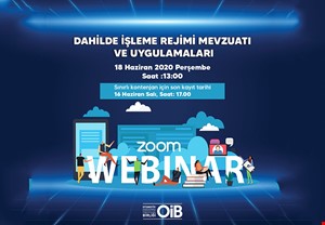 DAHİLDE İŞLEME REJİMİ MEVZUATI VE UYGULAMALARI | WEBİNAR