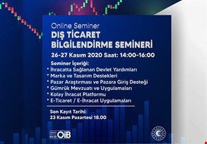 DIŞ TİCARET BİLGİLENDİRME SEMİNERİ