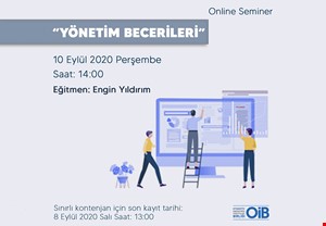 YÖNETİM BECERİLERİ | WEBINAR