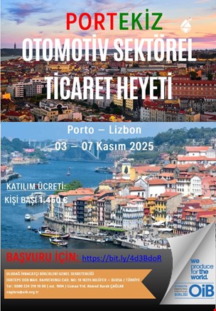 PORTEKİZ OTOMOTİV SEKTÖREL TİCARET HEYETİ